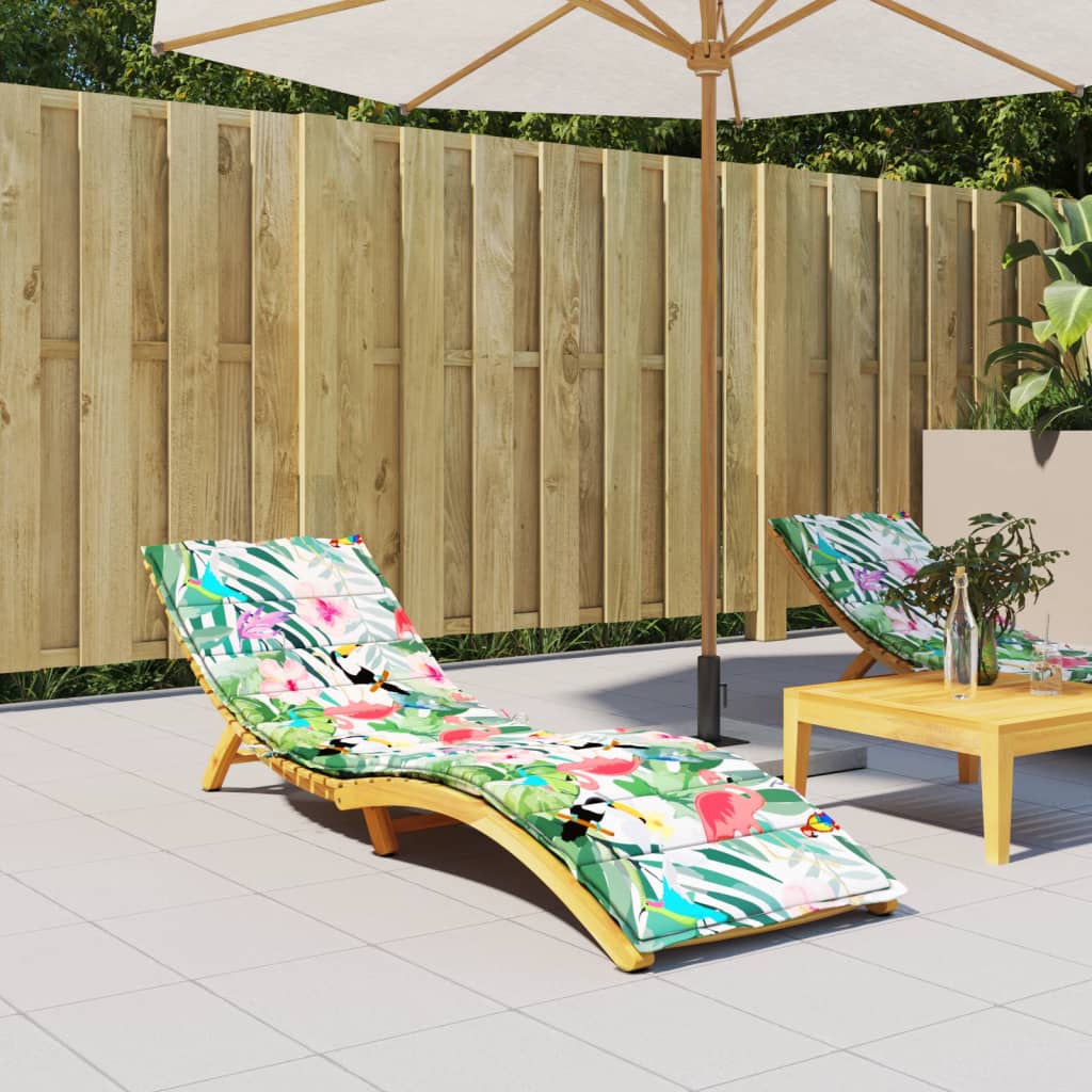 Sun Lounger Cushion 200X50X3Cm Oxford Fabric