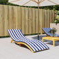 Sun Lounger Cushion 200X50X3Cm Oxford Fabric