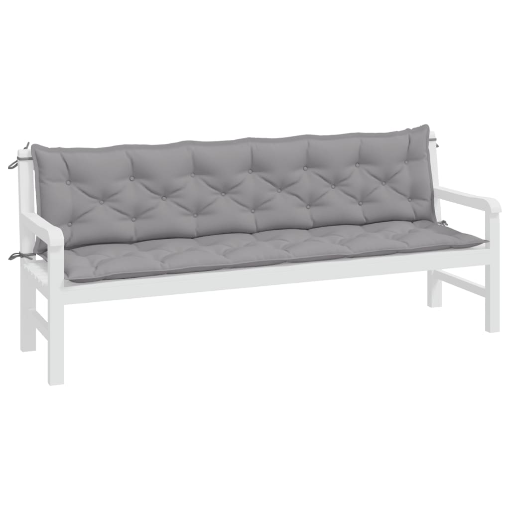 Garden Bench Cushions 2Pcs 200X50X7Cm Oxford Fabric