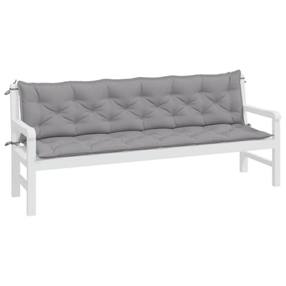 Garden Bench Cushions 2Pcs 200X50X7Cm Oxford Fabric