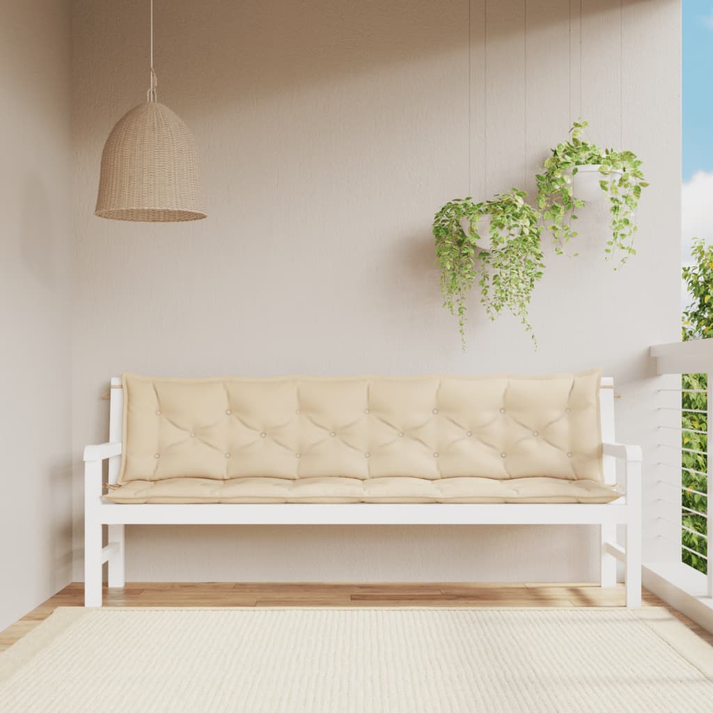 Garden Bench Cushions 2Pcs Oxford Fabric