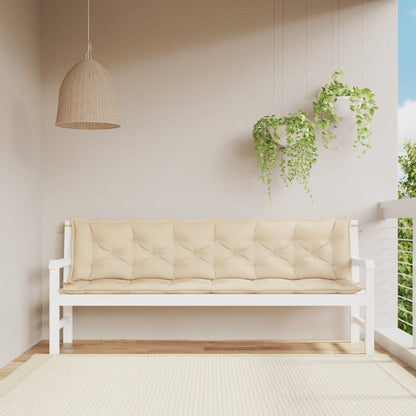 Garden Bench Cushions 2Pcs Oxford Fabric
