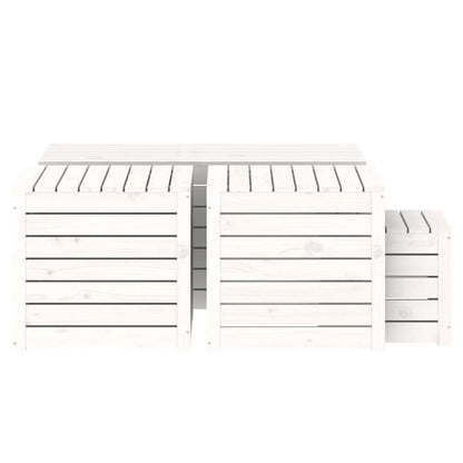 4 Piece Garden Box Set Solid Wood Pine