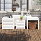 4 Piece Garden Box Set Solid Wood Pine