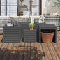 4 Piece Garden Box Set Solid Wood Pine