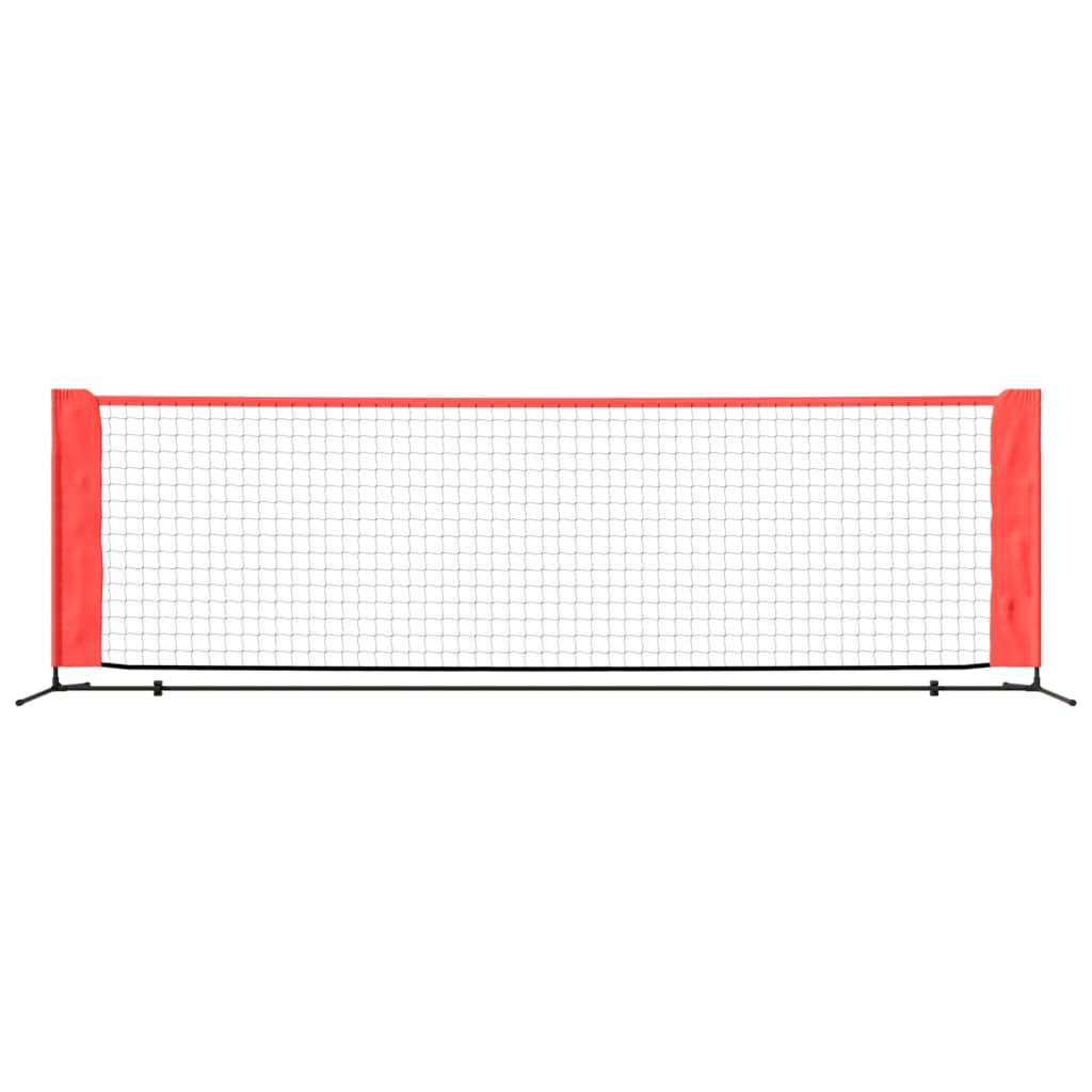 Tennis Net Black And Red Polyester