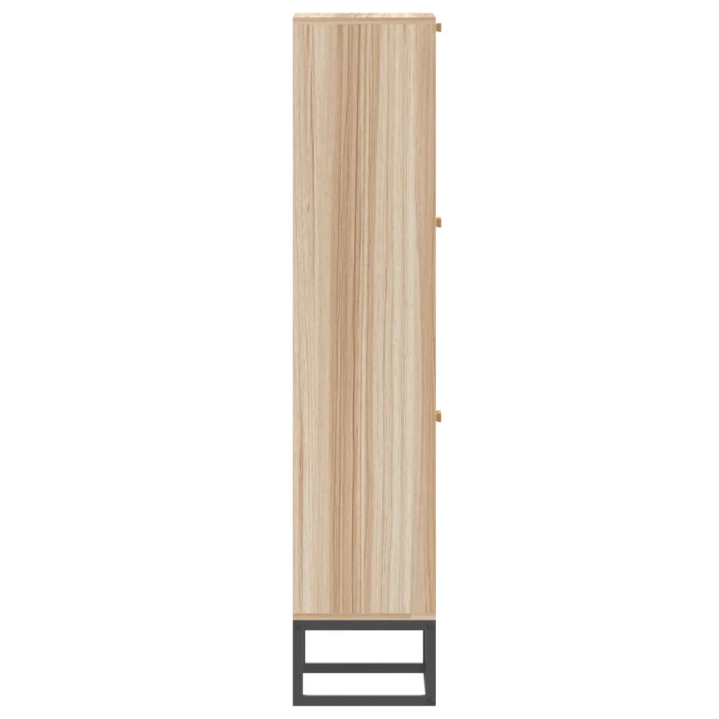 Shoe Cabinet 52X25X120 Cm Engineered Wood