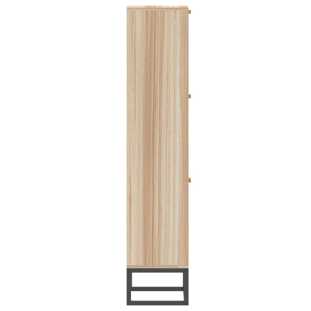Shoe Cabinet 52X25X120 Cm Engineered Wood