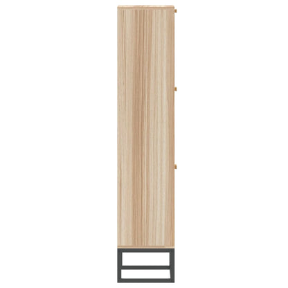 Shoe Cabinet 52X25X120 Cm Engineered Wood