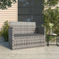Garden Bench With Cushions 105 Cm Poly Rattan