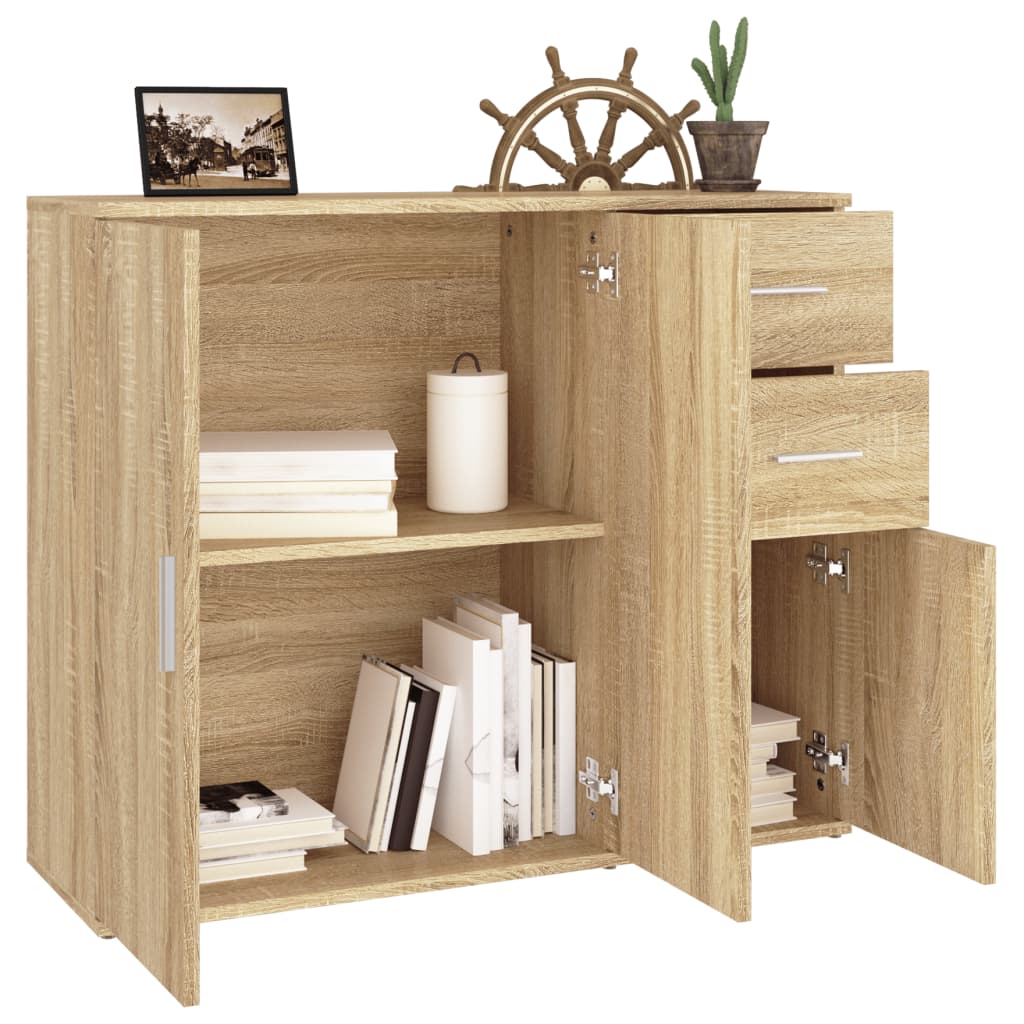 Sideboard 91X29.5X75 Cm Engineered Wood