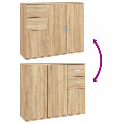 Sideboard 91X29.5X75 Cm Engineered Wood