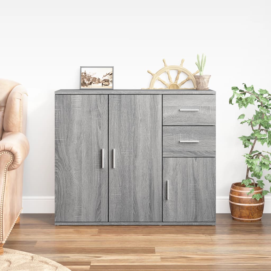 Sideboard 91X29.5X75 Cm Engineered Wood