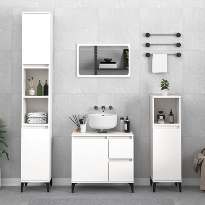 Bathroom Cabinet 30X30X100 Cm Engineered Wood