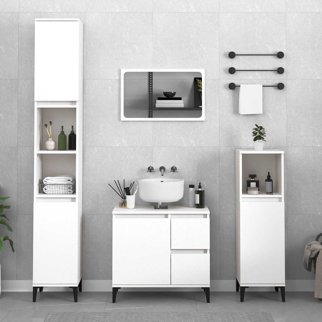 Bathroom Cabinet 65X33X60 Cm Engineered Wood