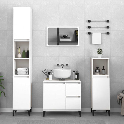 Bathroom Cabinet 65X33X60 Cm Engineered Wood