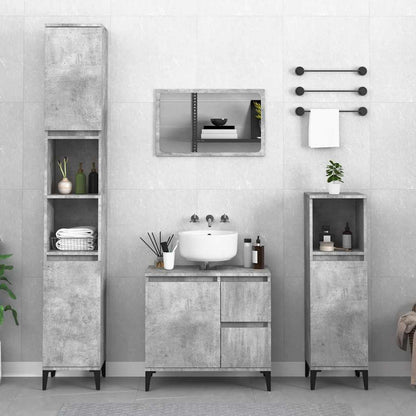 Bathroom Cabinet 65X33X60 Cm Engineered Wood