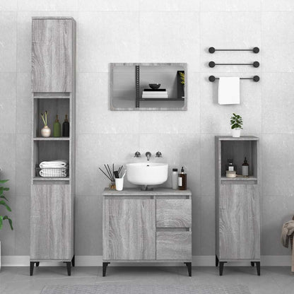 Bathroom Cabinet 65X33X60 Cm Engineered Wood