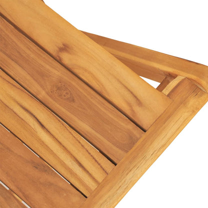 Folding Garden Chairs 2 Pcs 47X61X90 Cm Solid Wood Teak
