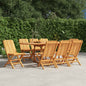 Folding Garden Chairs 2 Pcs 47X47X89 Cm Solid Wood Teak