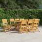 Folding Garden Chairs 2 Pcs 55X62X90 Cm Solid Wood Teak
