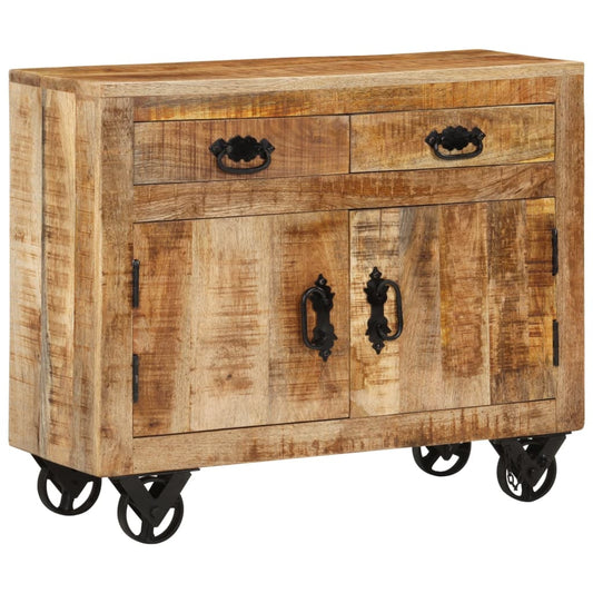 Sideboard 80X30X Solid Rough Wood Mango
