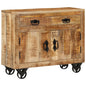 Sideboard 80X30X Solid Rough Wood Mango