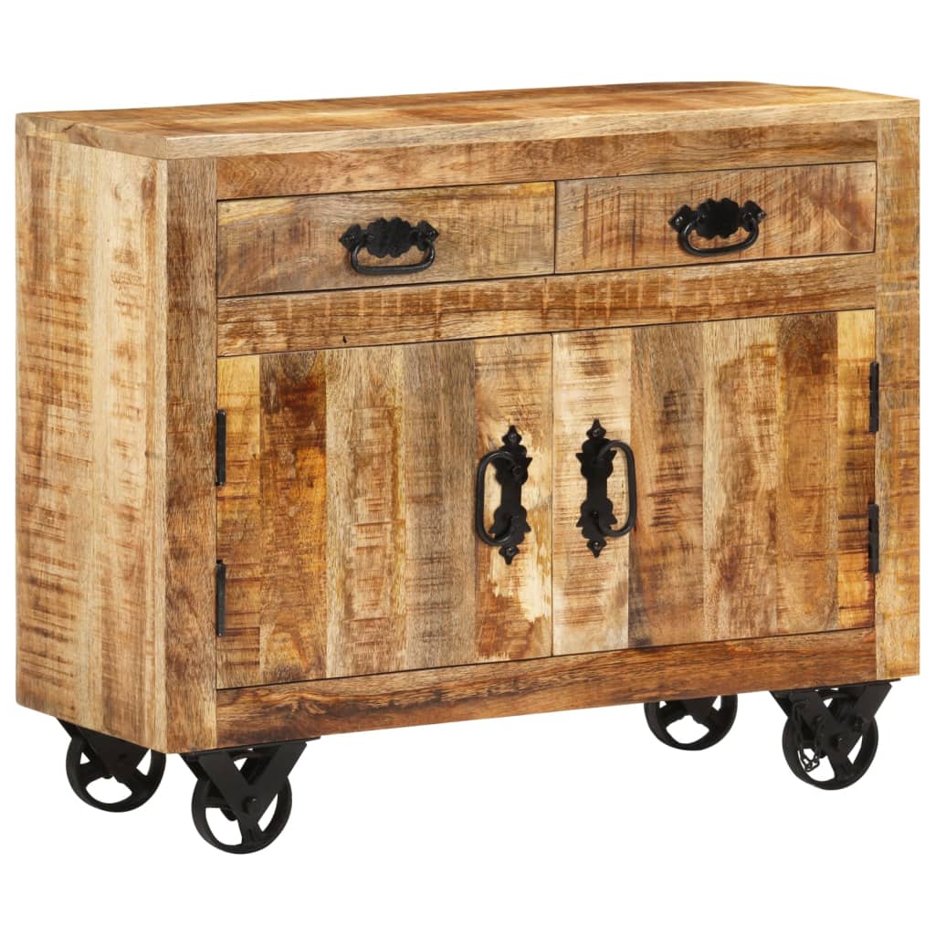 Sideboard 80X30X Solid Rough Wood Mango