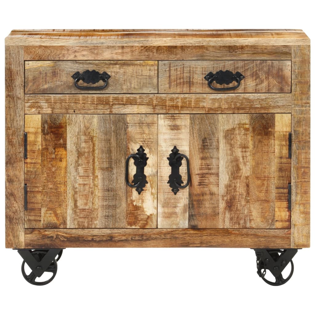 Sideboard 80X30X Solid Rough Wood Mango