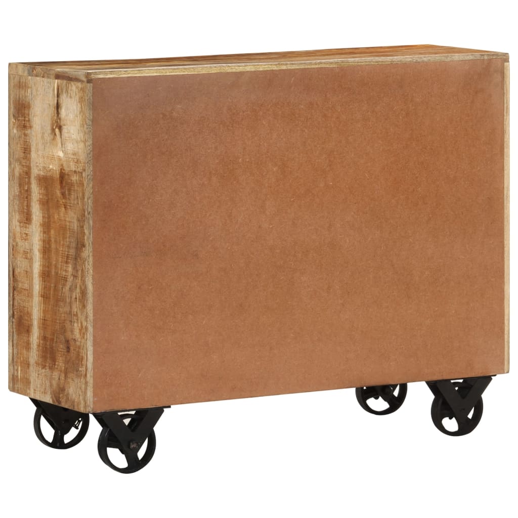 Sideboard 80X30X Solid Rough Wood Mango