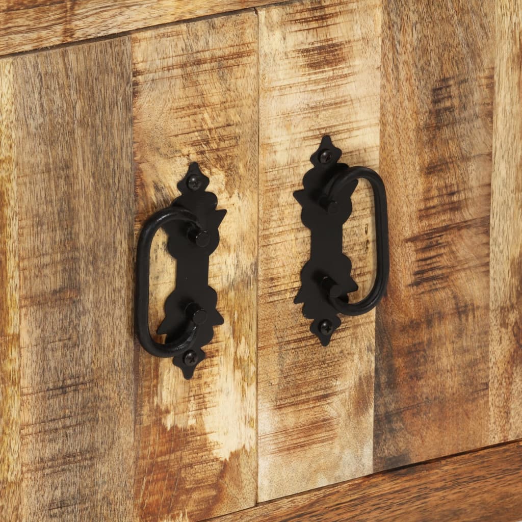 Sideboard 80X30X Solid Rough Wood Mango