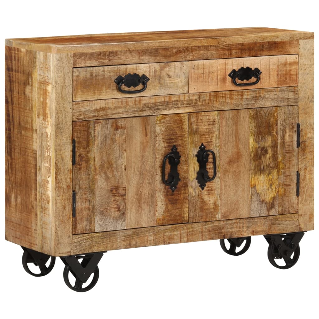 Sideboard 80X30X Solid Rough Wood Mango