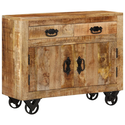 Sideboard 80X30X Solid Rough Wood Mango