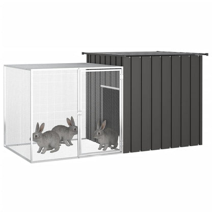 Rabbit Cage 200X91X100 Cm Galvanised Steel