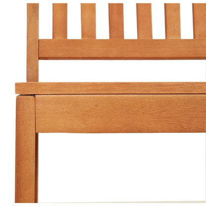 Garden Bench 110 Cm Solid Wood Eucalyptus