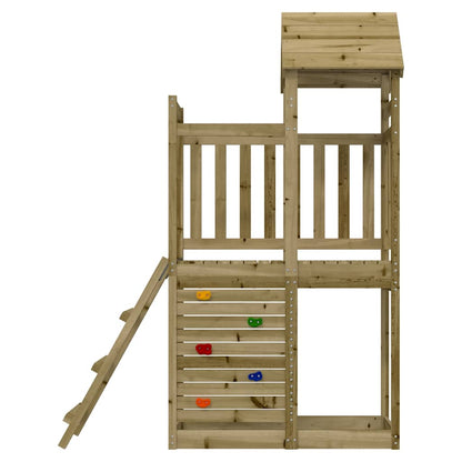 Outdoor Playset 52.5X110.5X214 Cm Impregnated Wood Pine