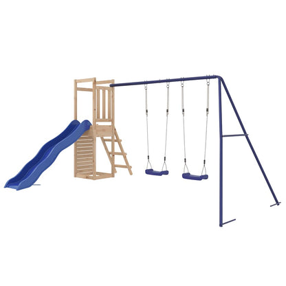 Outdoor Playset Solid Wood Pine