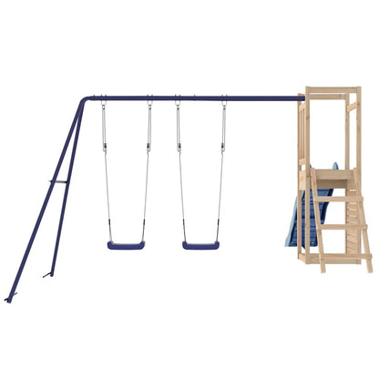 Outdoor Playset Solid Wood Pine