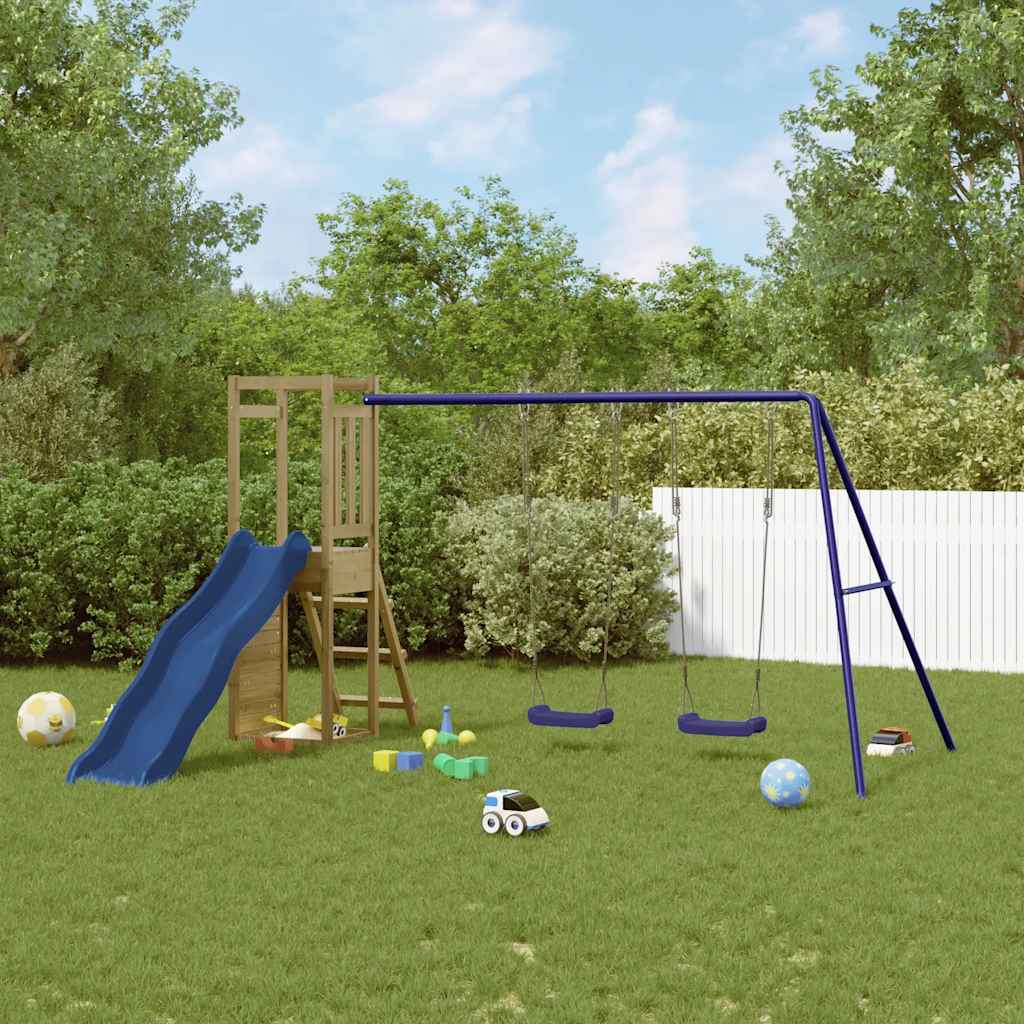Outdoor Playset Solid Wood Pine