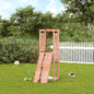 Playhouse With Climbing Wall Solid Wood Pine