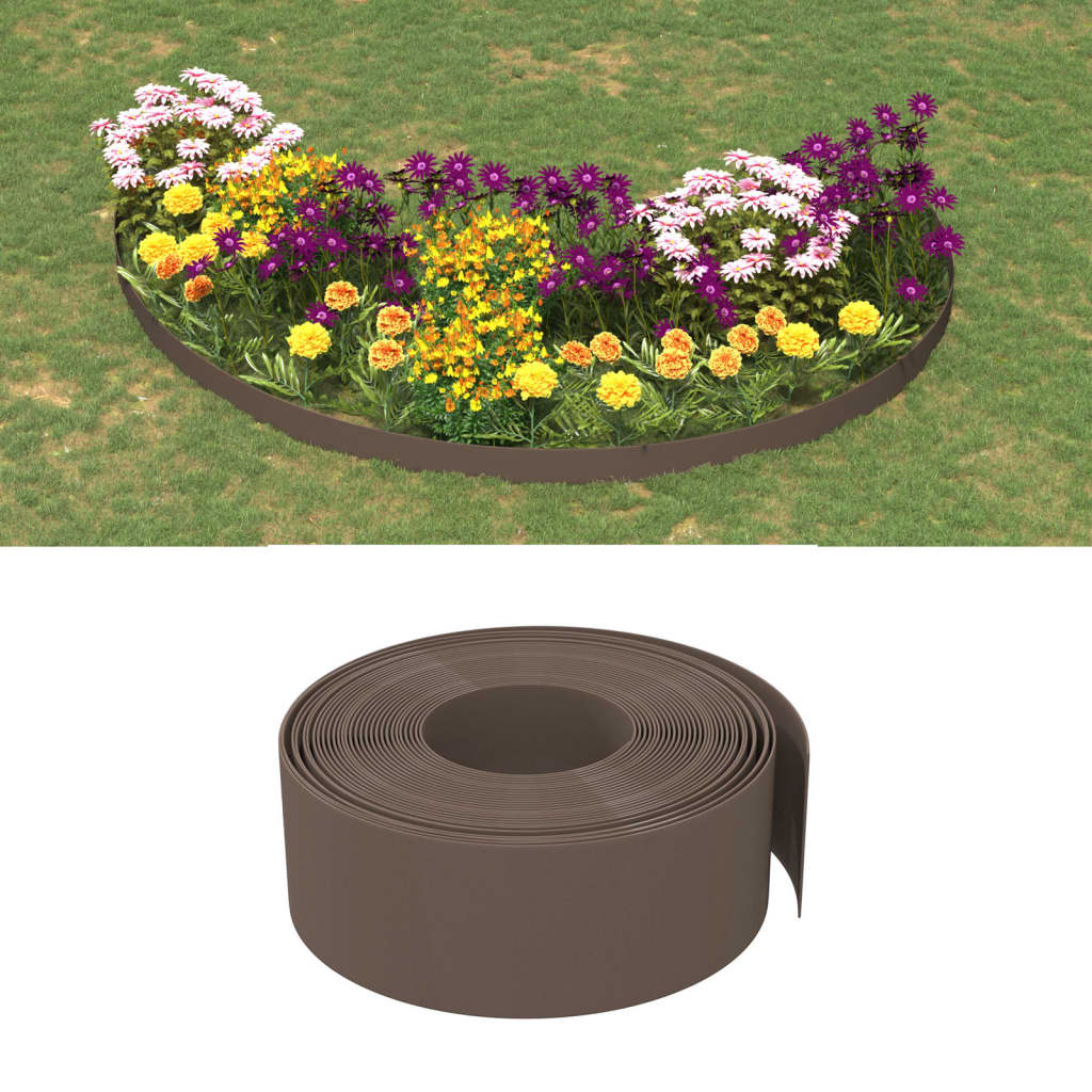 Garden Edging 10 M 15 Cm Polyethylene