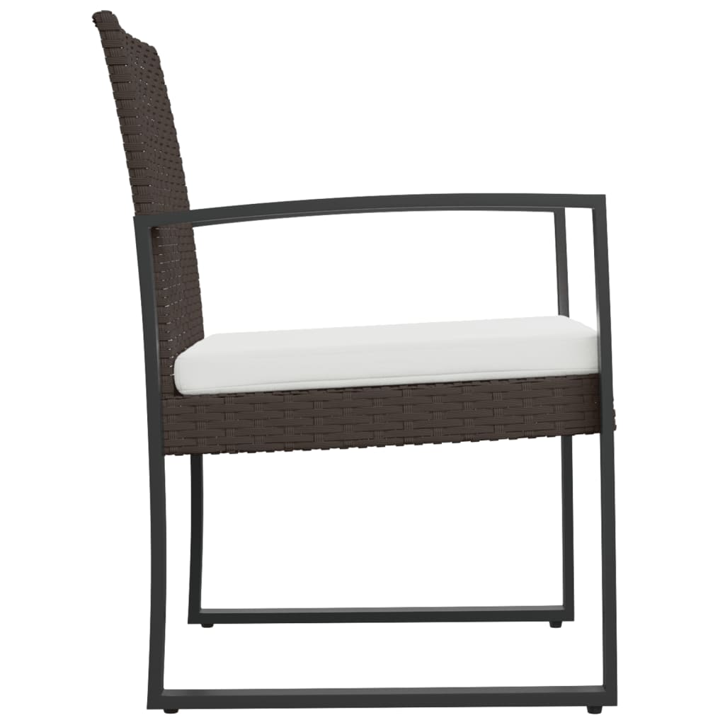 Garden Dining Chairs 2 Pcs Pp Rattan