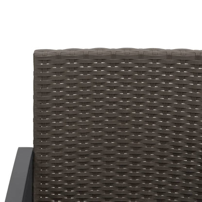 Garden Dining Chairs 2 Pcs Pp Rattan