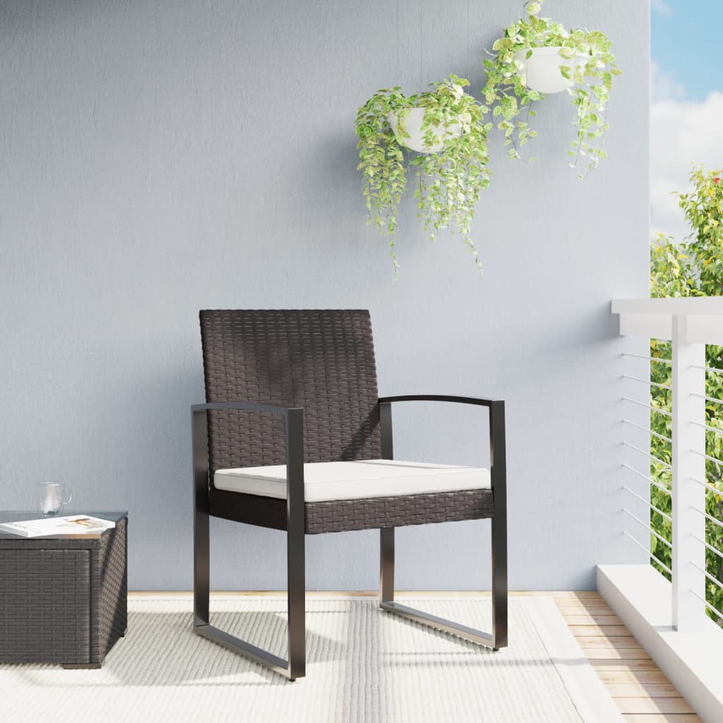 Garden Dining Chairs 2 Pcs Pp Rattan