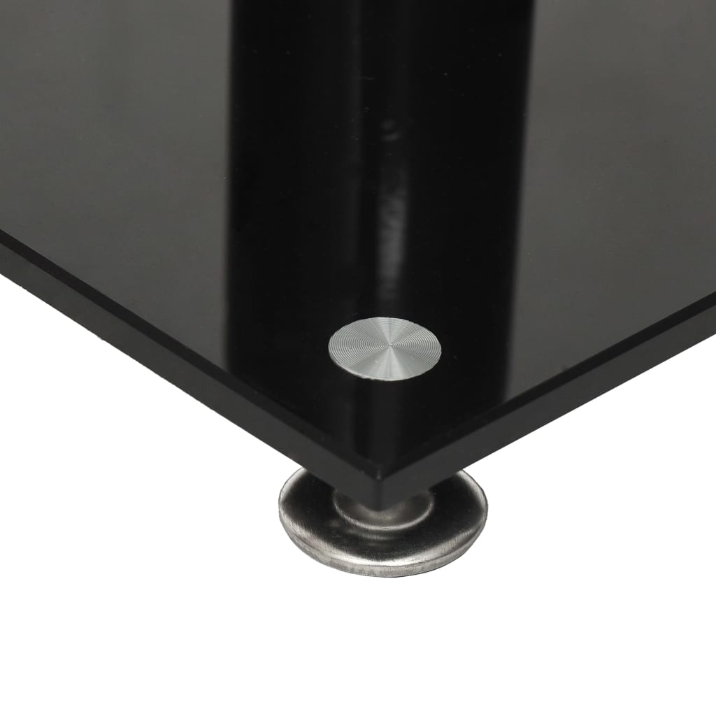 Speaker Stands 2 Pcs Tempered Glass 1 Pillar Design