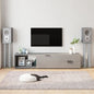 Speaker Stands 2Pcs Tempered Glass 4 Pillars Design