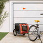 Pet Bike Trailer And Grey Oxford Fabric And Iron