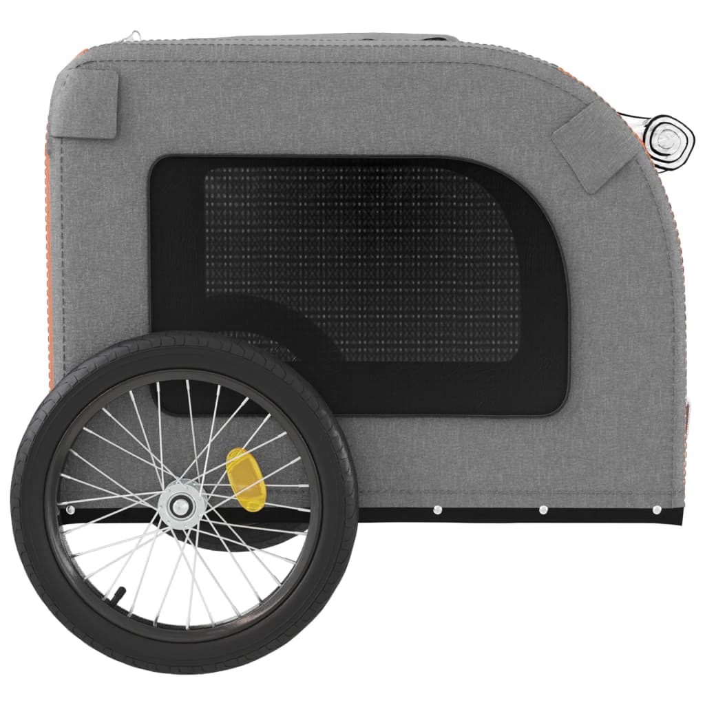 Pet Bike Trailer And Grey Oxford Fabric&Iron