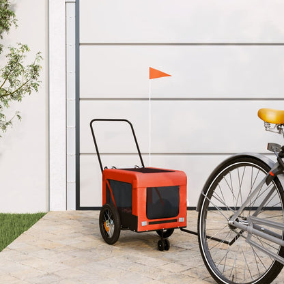 Pet Bike Trailer And Black Oxford Fabric&Iron
