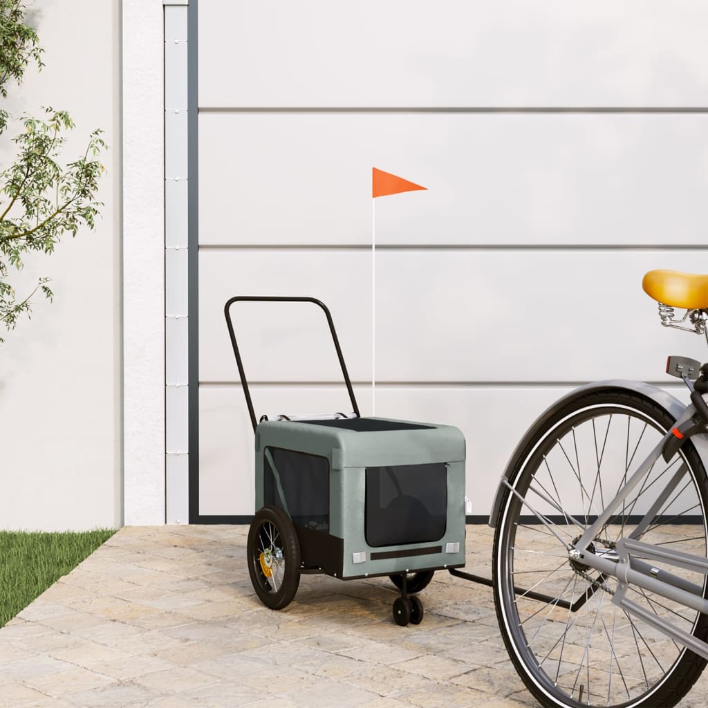 Pet Bike Trailer And Black Oxford Fabric&Iron